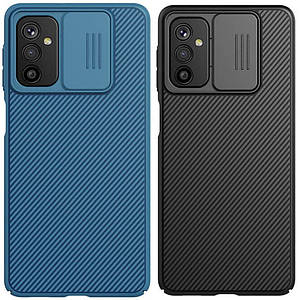 Карбонова накладка Nillkin Camshield (шторка на камеру) для Samsung Galaxy M52