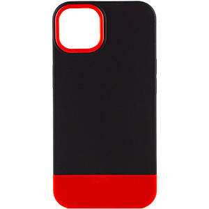 Чохол TPU+PC Bichromatic для Apple iPhone 11 (6.1") Black / Red, Силікон