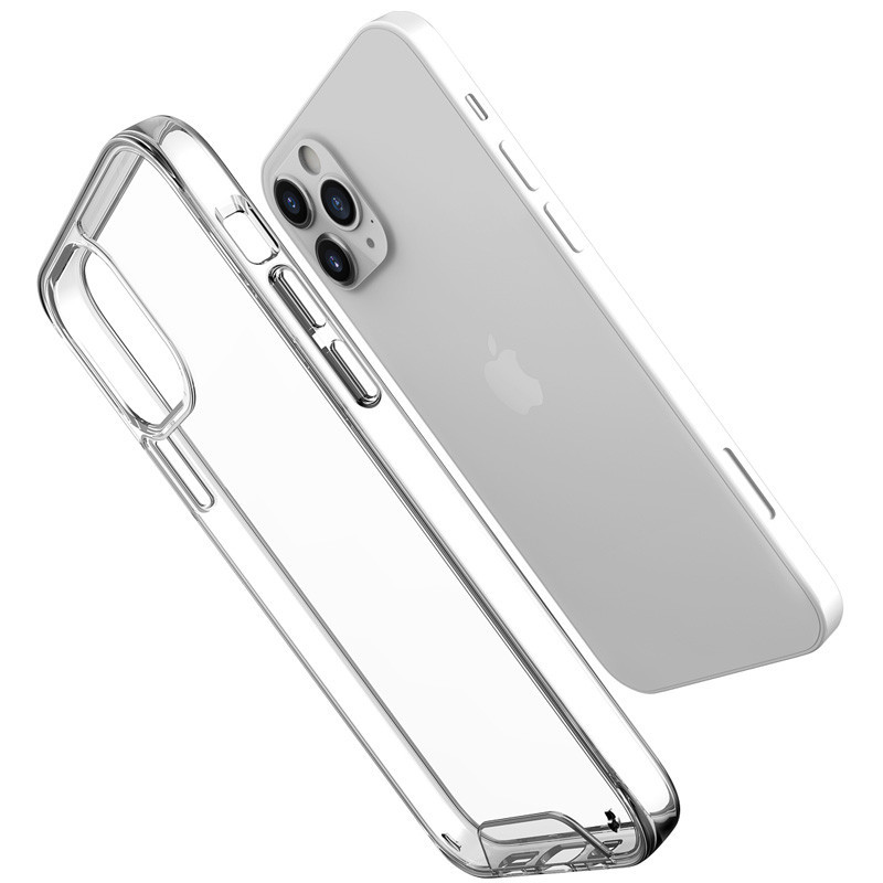 Чохол TPU Space Case transparent для Apple iPhone 12 Pro Max (6.7") - фото 3 - id-p1685893541
