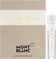 Mont Blanc Signature Парфюмированная вода для женщин , 2 мл ( пробник )