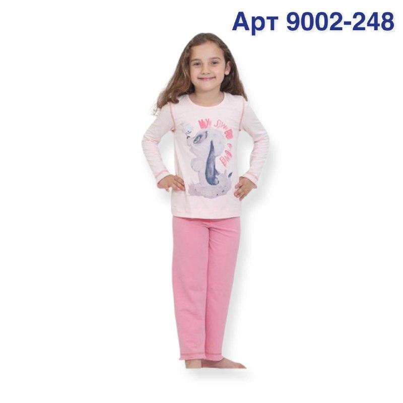 Піжама для дівчаток Baykar Туреччина м'яка дитяча трикотажна піжама на дівчинку домашній костюм щеня Арт. 9002