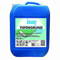 Ґрунтовка Knauf Tiefengrund (Тифенгранд) для пористих основ, 10 л