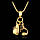 Брелок — Боксерська рукавичка на ключі Gold, фото 2