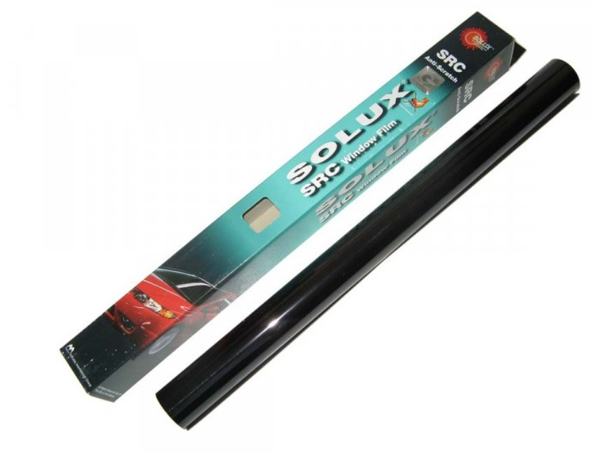 Тонувальна плівка Solux SRC 0.75 х 3 м Super Dark Black, фото 1