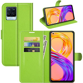 Чохол-книжка Litchie Wallet для Realme 8 / 8 Pro Light Green