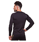 Термобілизна чоловіча з мікрофлісом чорна, фото 4