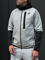 Толстовка чоловіча Nike M NSW Tech Fleece FZ Woven Hoode Mix / CZ9905-063 (Розміри:M,L,XL,XXL)