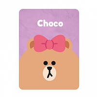 Блокнот пушистый YES "Line Friends" Choco