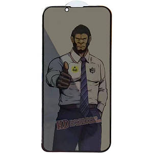 Захисне скло Privacy 5D Anti-Static (тех.пак) для Apple iPhone 13/13 Pro/14 (6.1")