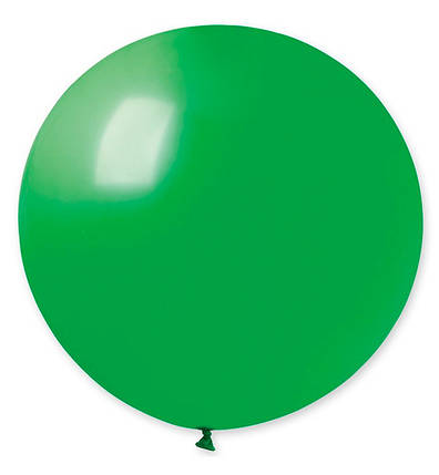 Повітряні кульки "Bowl" Ø - 48 см, (10 шт.), Італія, натуральний латекс, зелений, фото 1