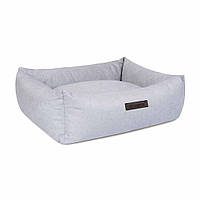 Лежак для собак и котов 78х60х20 см / BOND №2 серый / ТМ Pet Fashion