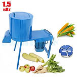 Корморезка електрична Бочка (2в1) Bizon K3 1500Вт Кукурузолущилка, фото 2