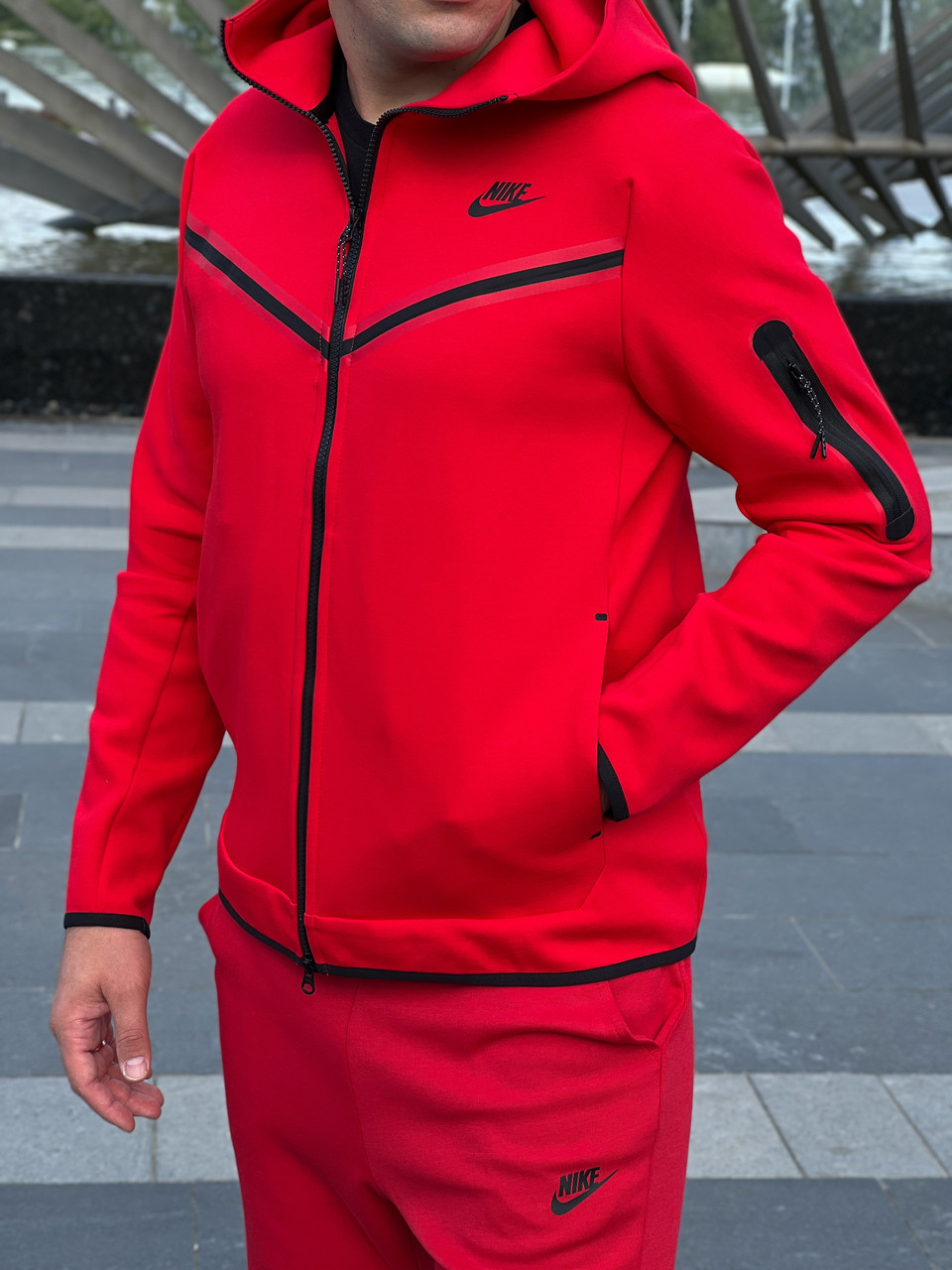Толстовка чоловіча Nike NSW Tech Fleece Hoodie FZ / CU4489-657, фото 1