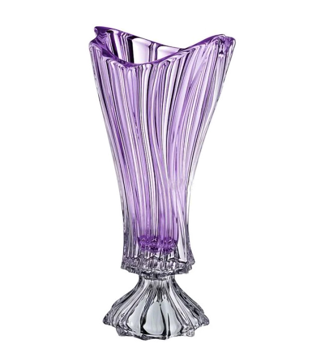 Купить Ваза на ножке Bohemia Aurum Plantica Amethyst 8KG97 72T30 400 F ...