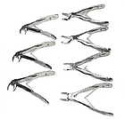 Набір щипців для видалення зубів у дітей (набір 7 шт.), фото 3