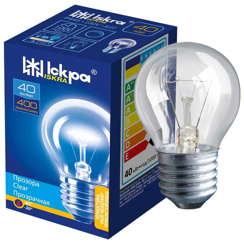 Лампочка шарик 40 Ватт, Е27 от ТОО «Укрпромсвит» — 668715391