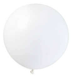 Повітряні кульки "Bowl" d 48 см, (10 шт.), Італія, колір - білий