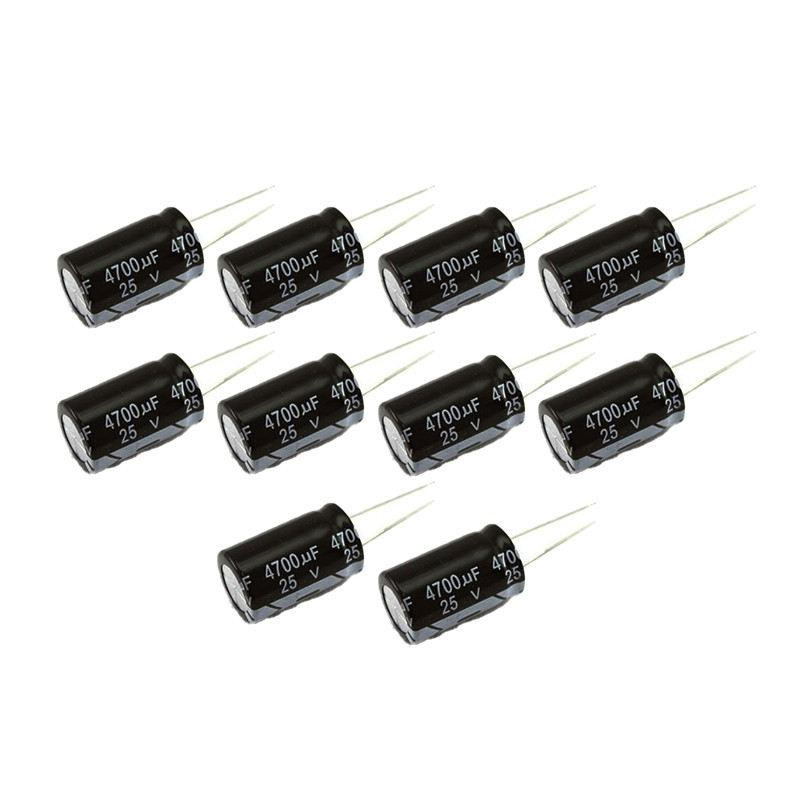 Конденсатор 4700мкФ 25В 10шт, електролітичний алюмінієвий 105С, фото 1