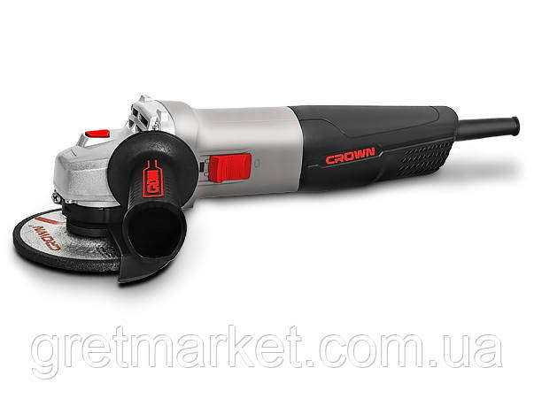 Кутова шліфувальна машина CROWN CT13497-125R, фото 1