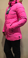 Сноубордичний гірськолижний жіночий костюм Avecs Яскраво Рожевий