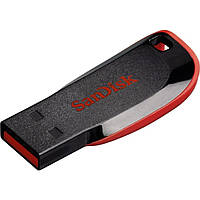 USB флешдрайв 64GB SanDisk Cruzer Blade USB 2.0 Black/Red (SDCZ60-064G-B35)