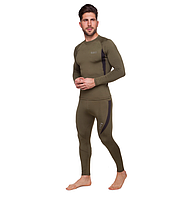 Термобелье мужское с микрофлисом олива