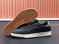 Класичні кеди Reebok Club C 85 Чорні з Білим