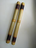 Бамбукові палички для креольського масажу (з випалюванням) 40 см, фото 2
