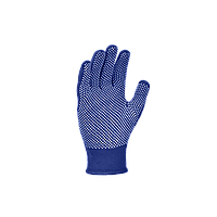 Перчатки садовые хозяйственные рабочие трикотажные DOLONI с точечным рисунком, Синие 13 класс 10 (XL) (4412)