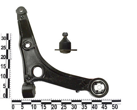 Рычаг подвески Citroen Jumper 06'->;Fiat Ducato 06'->;Peugeot Boxer 06'-> (17H/ передней нижн. лев., фото 2