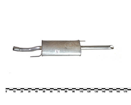 Глушник основний VW Passat 2.0i kat 93-96, алюмінізований, фото 2