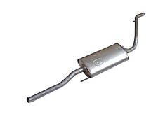 Глушник основний VW Vento 1.4-1.8 93-98, алюмінізований