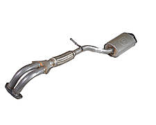 Труба приймальна глушника Hyundai Pony 89-92 1,5, алюмінізована