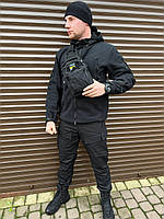 Тактические мужские брюки военные штаны рип-стоп Zeus Черные