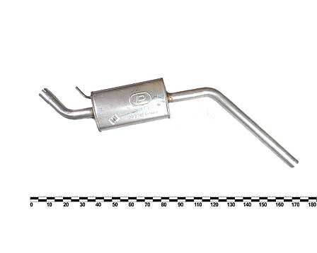 Резонатор VW Transporter T4 2.5TDi 96-, алюмінізований, фото 2