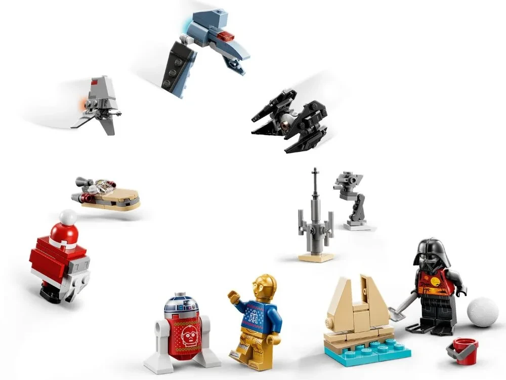 Новогодний Адвент календарь LEGO Star Wars 75340 Рождественский конструктор Лего 2023 - фото 4 - id-p1685993696