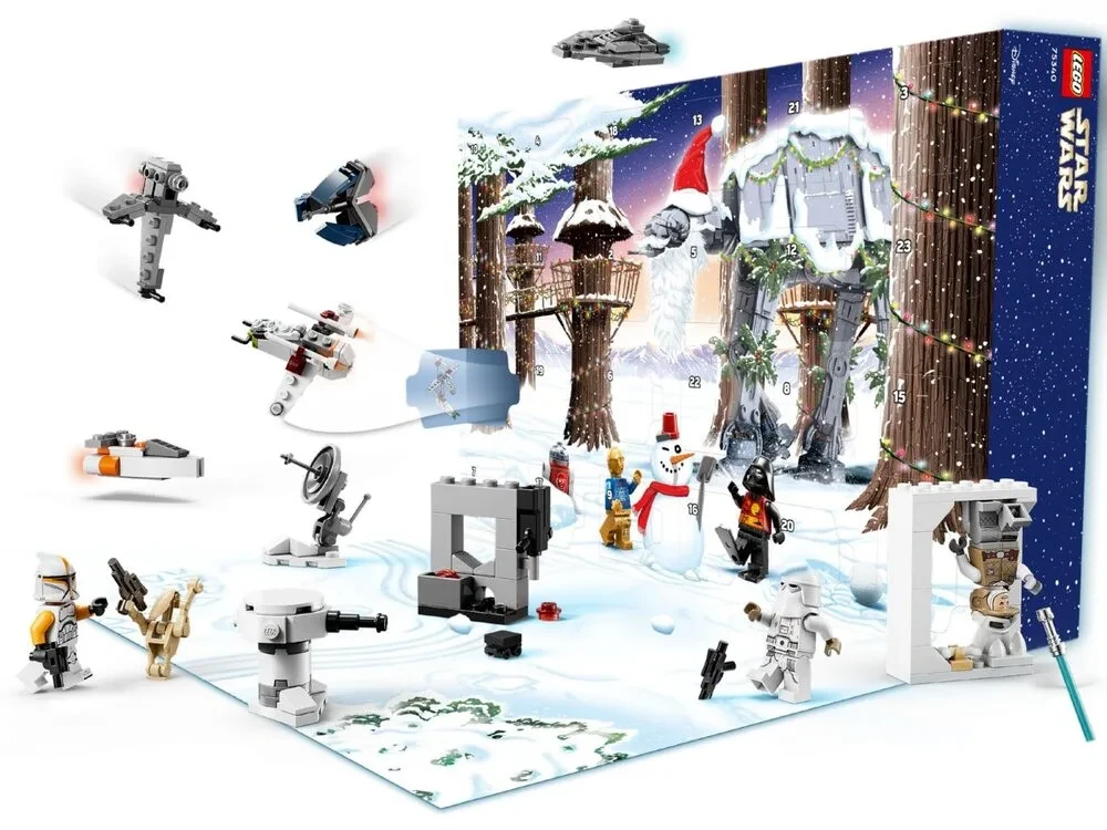 Новогодний Адвент календарь LEGO Star Wars 75340 Рождественский конструктор Лего 2023 - фото 5 - id-p1685993696