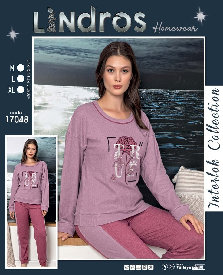 Піжама з довгими штанами "Ведмедик".Інтерлок, фото 1