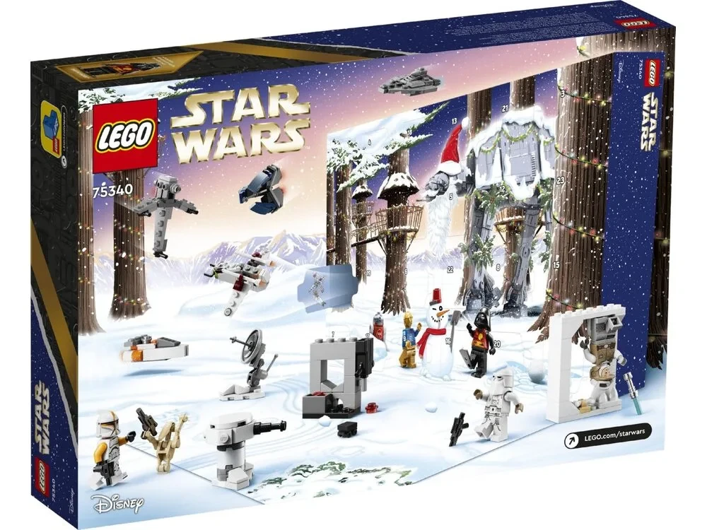 Новогодний Адвент календарь LEGO Star Wars 75340 Рождественский конструктор Лего 2023 - фото 6 - id-p1685993696