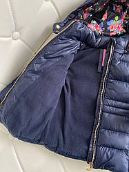 Зимова подовжена куртка для дівчинки 4027 Nature, Тёмно-Синий, Для девочек, Зима, 24/30 міс.