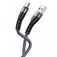 Кабель для зарядки і синхронізації XO-NB209 USB - Type C | 2,4A | 1 м | чорний