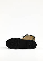 Черевики високі Berkonty 9091 36 Хакі шкіра, фото 4