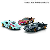 Модель машини KINSMART KT5427FW FORD GT40 MKII HERITAGE (1966) металева інерційна