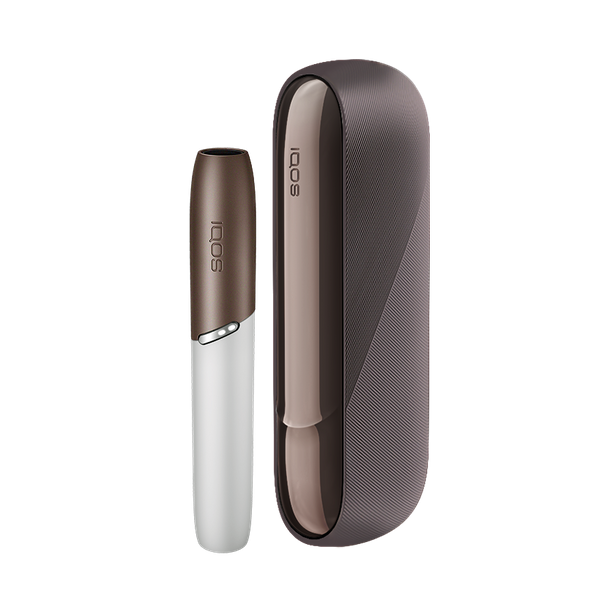 Силіконовий чохол + бічна панель + ковпачок для Iqos 3/ Iqos 3 Duo коричневий (Айкос 3 дуо) Аксесуар