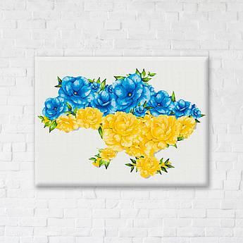 Постер на полотні Квітуча Україна ©Svetlana Drab (CN53081S) 30х40