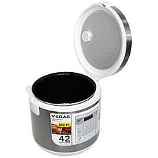 Універсальна мультиварка Vegas VMC-7007W 5 л 42 програми з антипригарним покриттям, фото 3