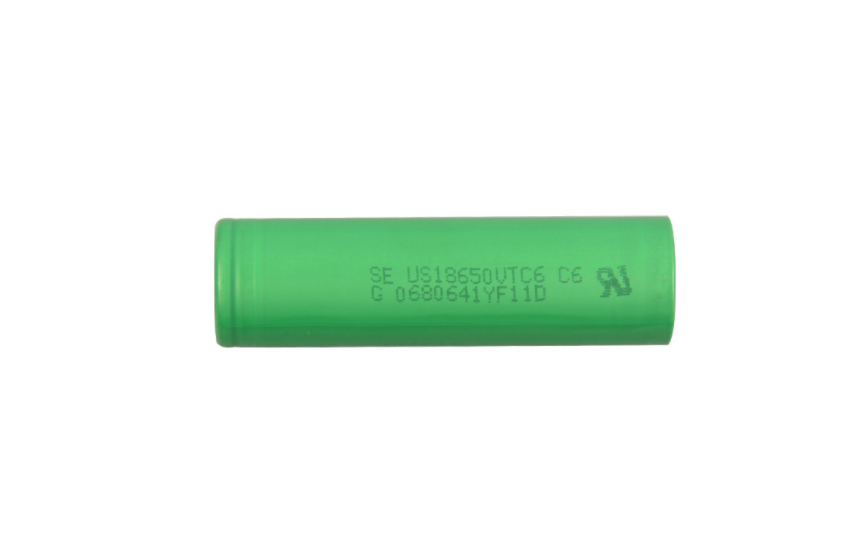 Акумулятор 18650 Li-Ion Sony US18650VTC6, 3000mAh, 30A, 4.2 / 3.6 / 2.5V, GREEN, 2 шт в упаковці, ціна за 1 шт