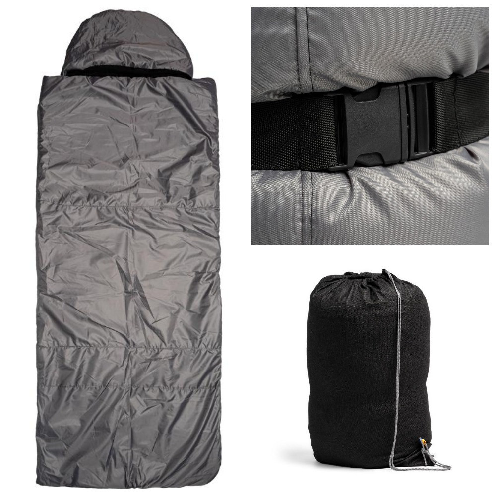 Спальний мішок-ковдра Ranger 3 Season Grey (до -20°C)