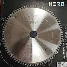 Пила дискова по алюмінію HERO ALU 250x3.5x3.0x30 80z (-6 град.) для торцювання та різу під кутом
