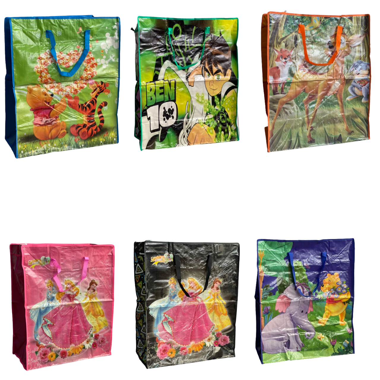 Сумка-баул картата господарська для переїзду №6 57х70х28 см поліпропіленова кольорова сумка з малюнком, фото 1